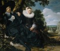 Portrait d’Isaac Massa en Beatrix van der Laen Siècle d’or Frans Hals
